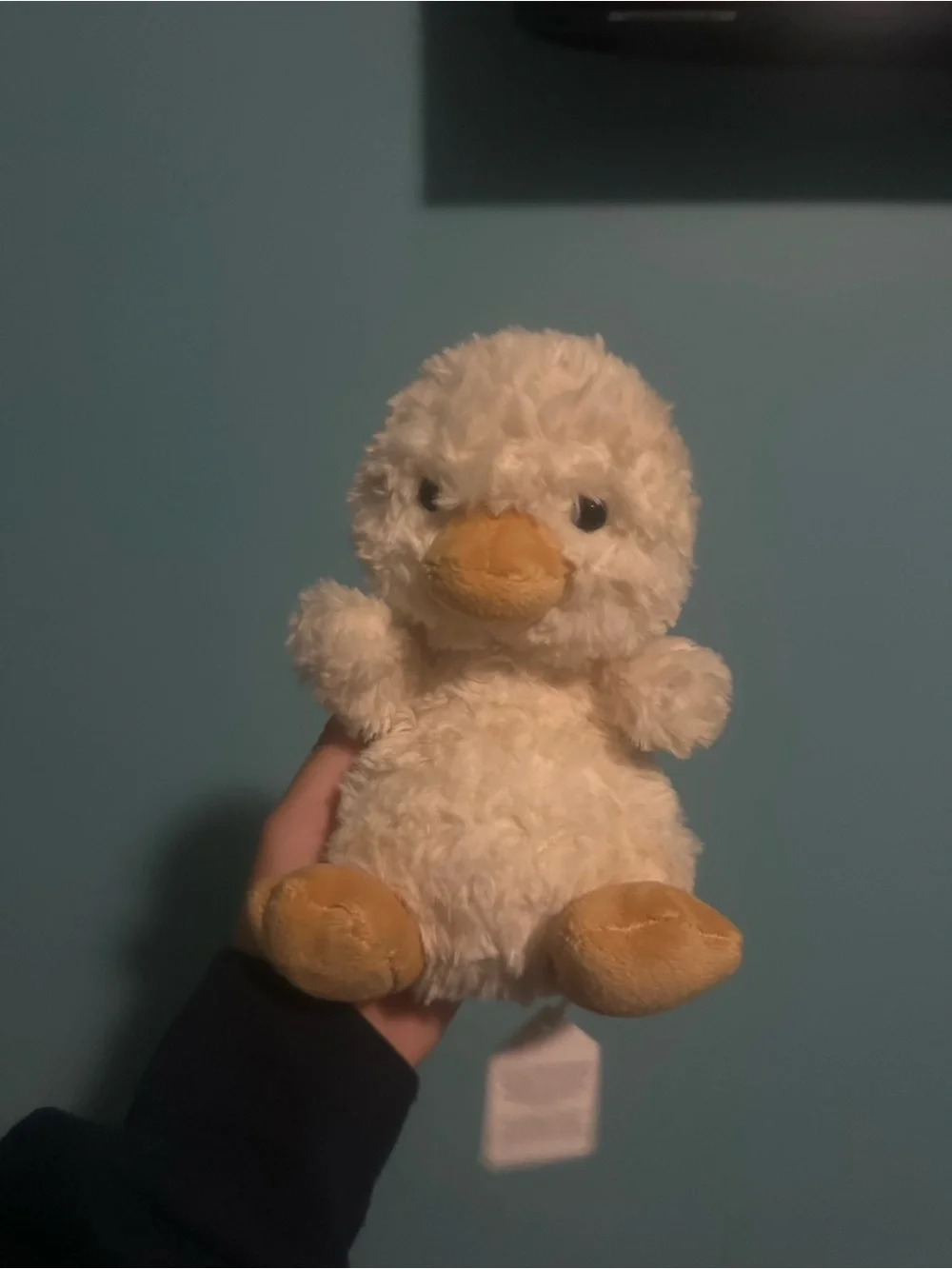 Jellycat Duckling Soft Toy - Cream and Orange Small Pet Plush